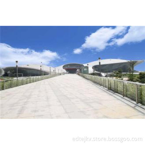 Custom Bend Safety Tempered Glass Curtain Wall , Sound Insu